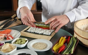 Japanese sushi rolling - Culinary Tours - On The Go Tours