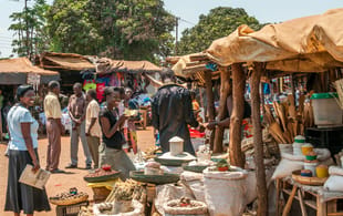 Market in Livingstone, Zambia