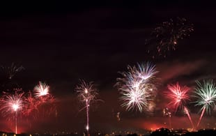 New Years in Reykjavik Fireworks