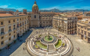 Piazza Pretoria, Palermo, Italy