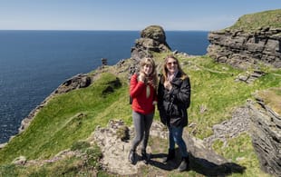 South West Ireland Uncovered main - two female travellers on Irish coast
