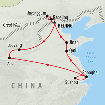 Mandarin Sunrise - 15 days map
