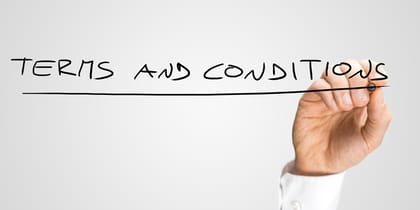 Booking Terms and Conditions menu image
