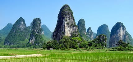 Landscape in Yangshuo Guilin, China