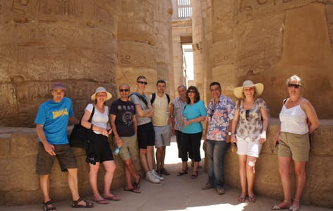Group at Karnak Temple