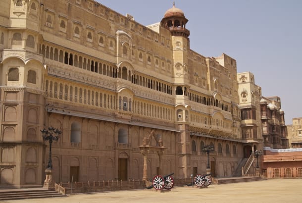 Bikaner - The Maharajah Palace within Junagarh Fort