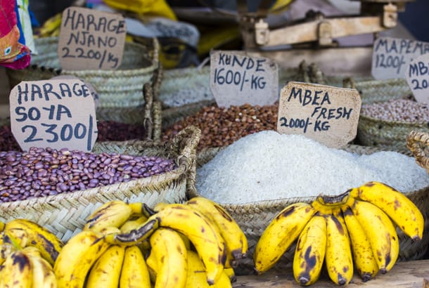 Food market in Tanzania - Top Travel Tips - On The Go Tours