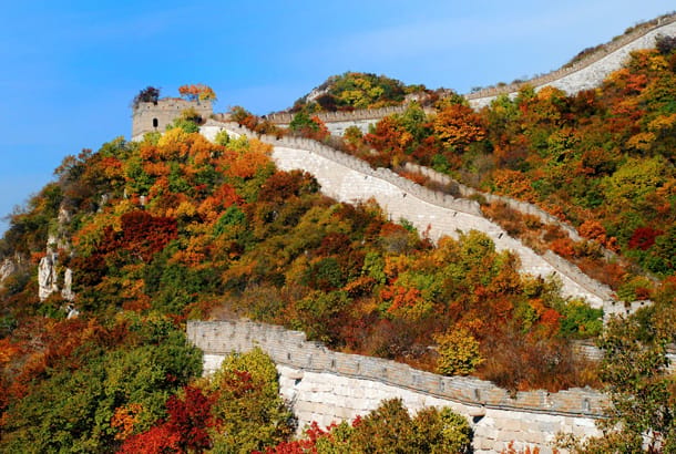 Great Wall in autumn - China Best Time to Visit - On The Go Tours