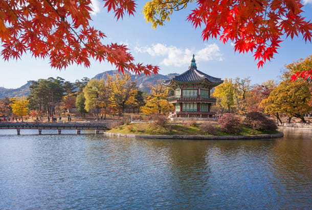 Gyeongbokgung palace in autumn Seoul - South Korea - On The Go Tours