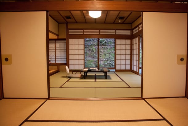 Interior of a ryokan