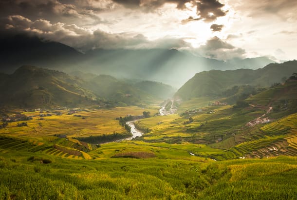 Landscape of rice terraces in Sapa - On the Go Tours