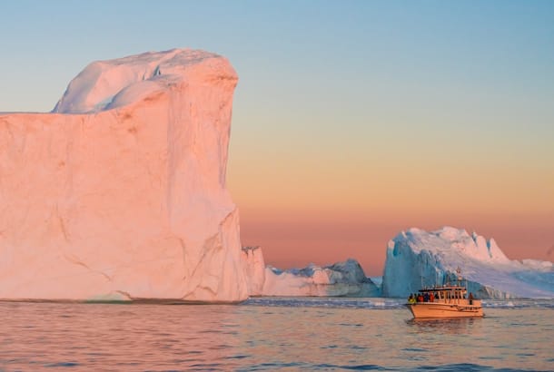 Midnight sun ice fjord cruise - Greenland excursions - On The Go Tours