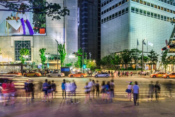 Seoul shopping district - South Korea - Top Travel Tips