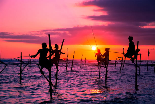Stilt fishermen - Best time to visit Sri Lanka - On The Go Tours