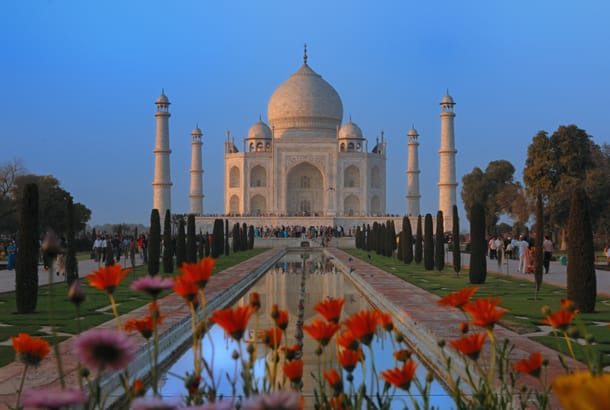 Taj Mahal in Agra - India best time to visit - On The Go Tours