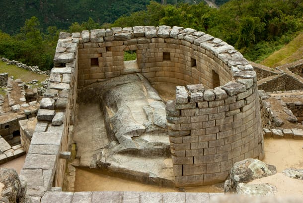 Temple of the Sun Machu Picchu