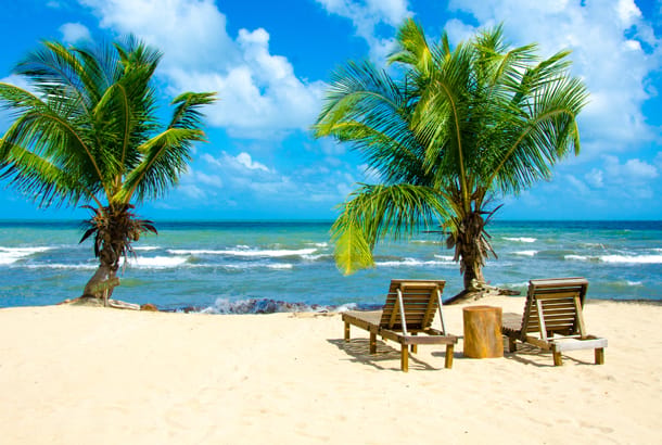 Typical beach in Belize - Top Travel Tips