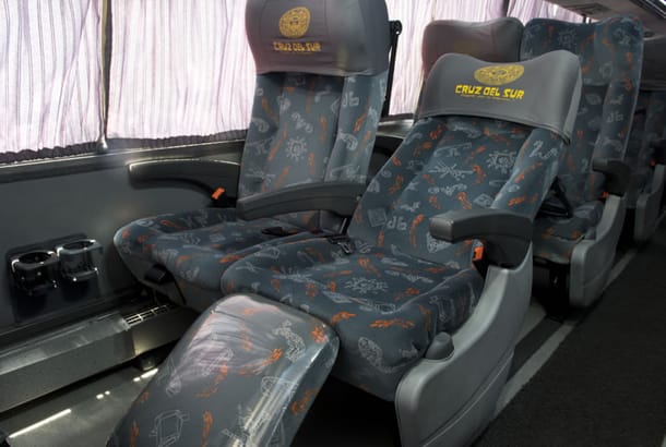 Typical tourist bus in Peru - On The Go Tours