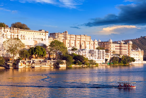 Udaipur - View of Lake Pichola and City Palace