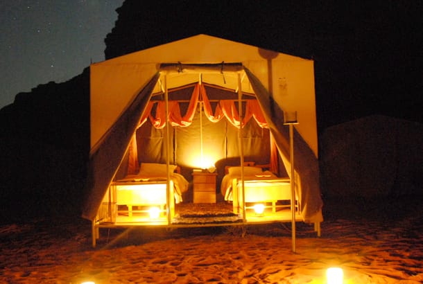 Wadi Rum Camp Exterior