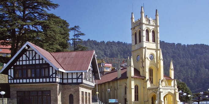 Town scene | Shimla | India