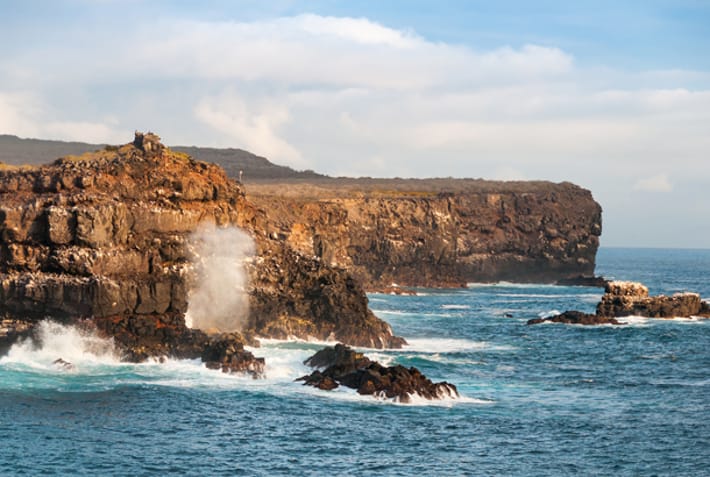 Espanola - rugged coastline - Galapagos best places to visit - On The Go Tours