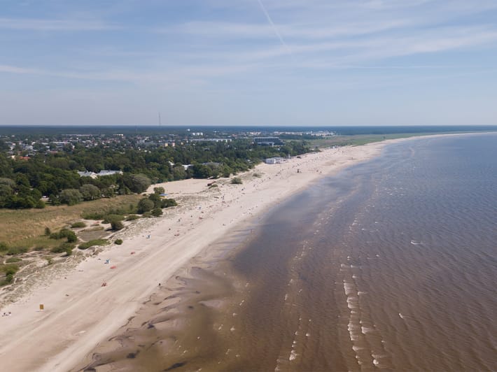 Parnu beach, estonia