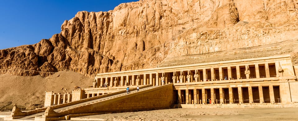 Temple of Hatshepsut near the Valley of Kings in Luxor on the West Bank of the Nile