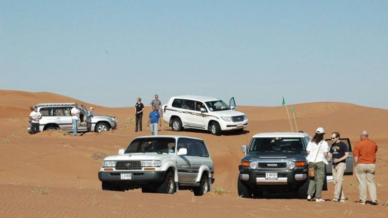 Desert 4x4 Safari, Complimentary ATV ride, Camel Ride, BBQ Dinner & Live Shows