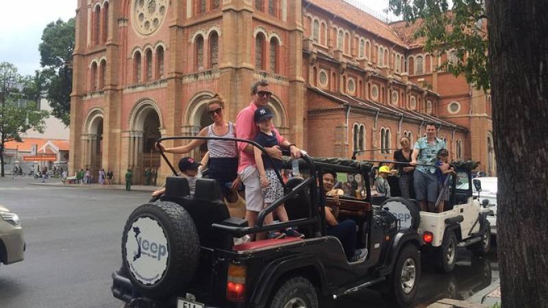 Ho Chi Minh City Private Half-Day Tour by Jeep