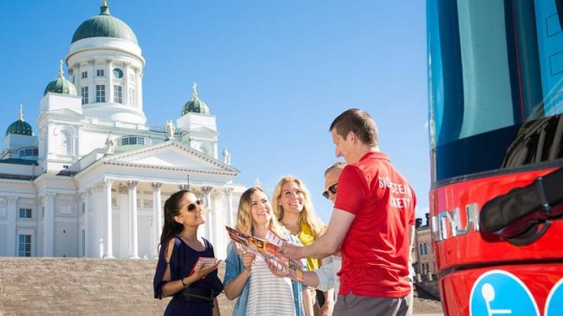 Helsinki Super Saver: 24-Hour Hop-On Hop-Off Bus and Boat Combination Tour