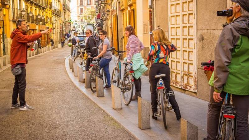 3hr. Best of Madrid Tour by bike + tapas