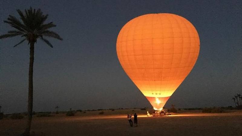 Atlas Mountains Hot Air Balloon Ride from Marrakech with Berber Breakfast and Desert Camel Experience