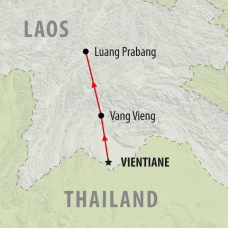 Highlights of Laos - 7 days Map