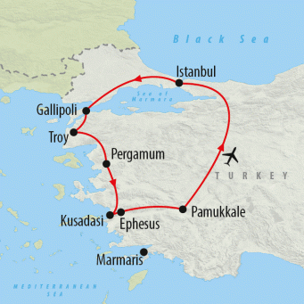 Aegean Explorer - 7 Days map