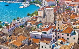 Aerial view of Split & Diocletians Palace - Split - Croatia - On The Go Tours