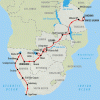 An African Adventure Southbound - 37 days Map
