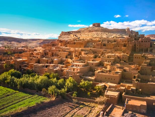 City walls of Ouarzazate