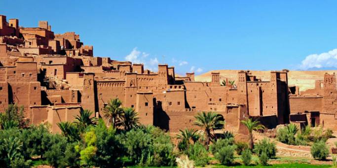 Ait Benhaddou is one of Morocco's nine UNESCO World Heritage Sites