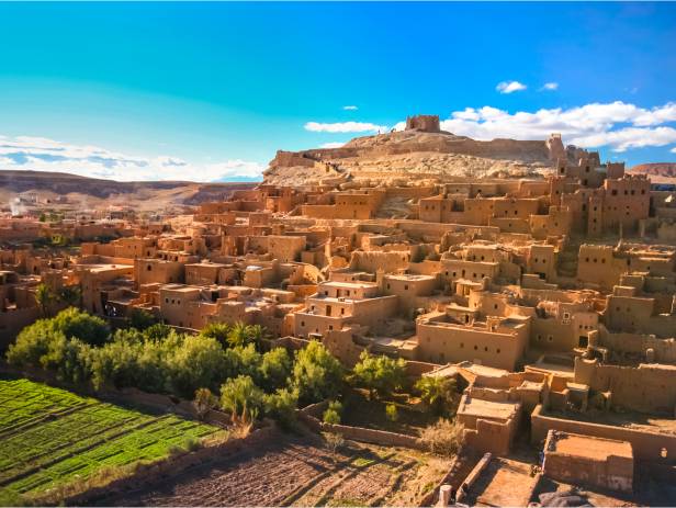 City walls of Ouarzazate