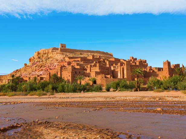 City walls of Ouarzazate