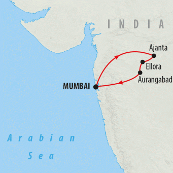 Ajanta & Ellora - 4 days map