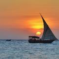 View of Dar es Salaam from across the water