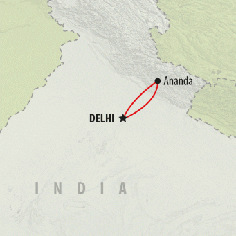 Ananda Spa - 4 days map