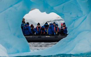 Antarctica Explorer main image - group on zodiac
