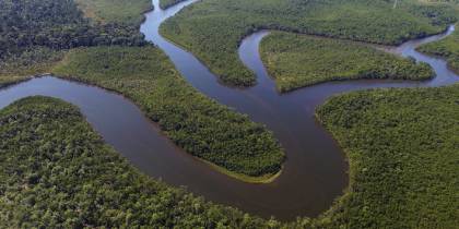Areila View of the Amazon rainforest in Brazil - menu image