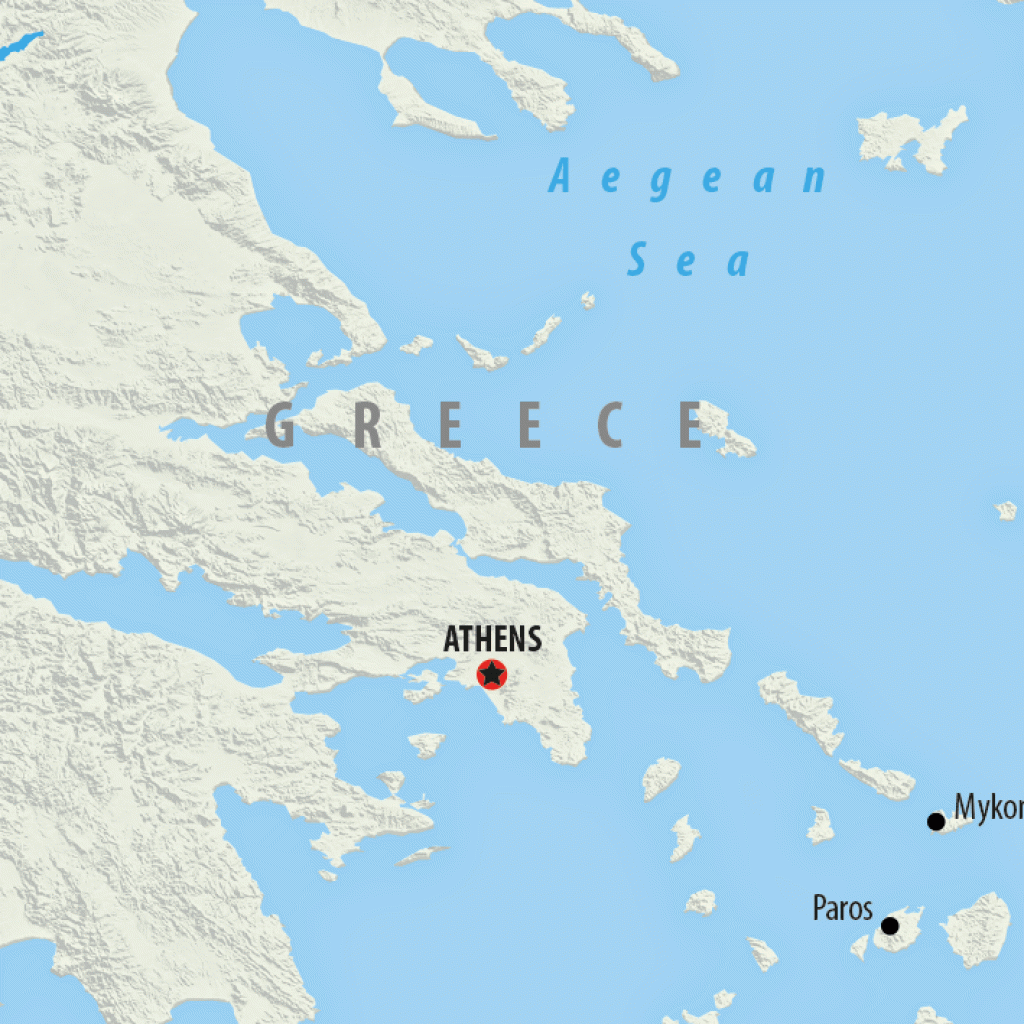 Athens City Stay - 4 Days map