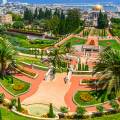 The famous golden Dome, sparkling in the sunset, along with the rest of the city of Jerusalem