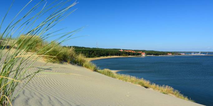 Dunes overloooking Nida on the Curonian Spit | Lithuania 