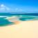 Turquoise waters and white sands of the Bazaruto Archipelago in Mozambique